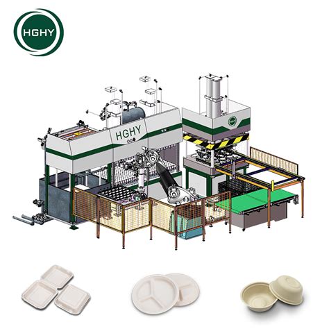 Sugarcane Bagasse Plates Pulp Molding Tableware Machinery .